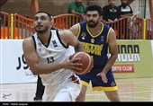 سوپرلیگ بسکتبال؛ دیدارتیم‌های گلنور اصفهان و پترونوین ماهشهر