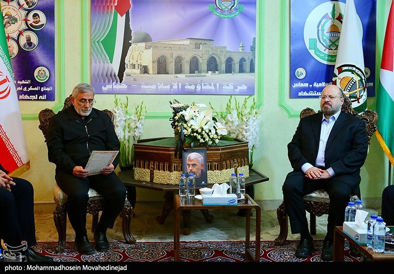 IRGC Quds Force Chief Visits Hamas Office in Tehran