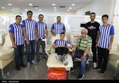کمیته داوران هیات بسکتبال استان تهران در صف داوطلبان اهدای خون