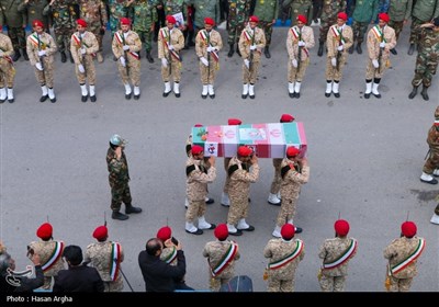 تشییع پیکر شهید رضا مرادی - زنجان