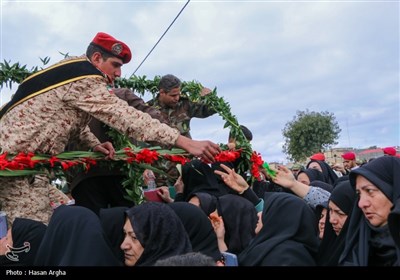 تشییع پیکر شهید رضا مرادی - زنجان