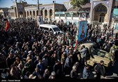مراسم تشییع پیکر شهید سجاد منصوری شهید پدافند هوایی