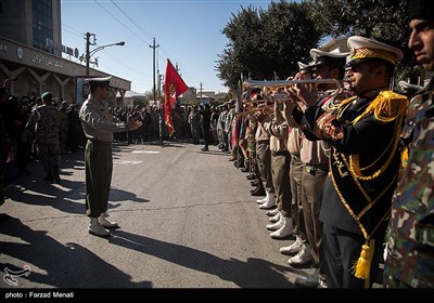 مراسم تشییع پیکر شهید سجاد منصوری شهید پدافند هوایی