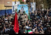 مراسم تشییع پیکر شهید سجاد منصوری شهید پدافند هوایی