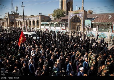 مراسم تشییع پیکر شهید سجاد منصوری شهید پدافند هوایی