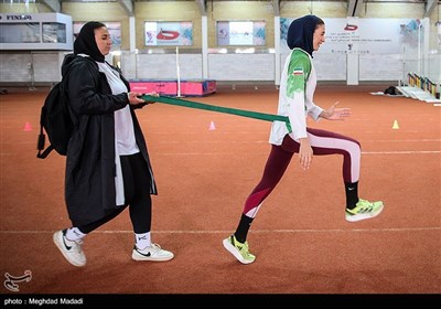 National Track and Field Teams at Training Camp in Tehran