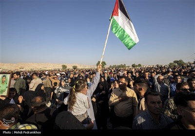مراسم تشییع پیکر شهید حمزه جهاندیده شهید پدافند هوایی ارتش
