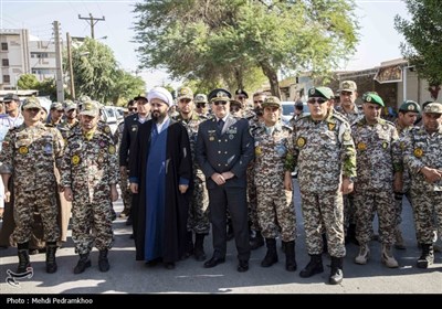 مراسم تشییع پیکر شهید حمزه جهاندیده شهید پدافند هوایی ارتش
