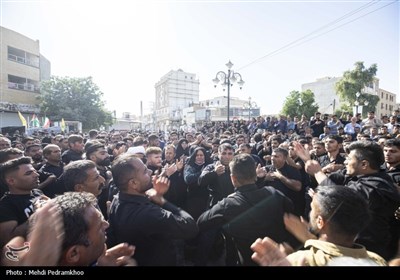 مراسم تشییع پیکر شهید حمزه جهاندیده شهید پدافند هوایی ارتش