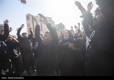 مراسم تشییع پیکر شهید حمزه جهاندیده شهید پدافند هوایی ارتش
