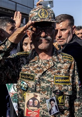 مراسم تشییع پیکر شهید حمزه جهاندیده شهید پدافند هوایی ارتش