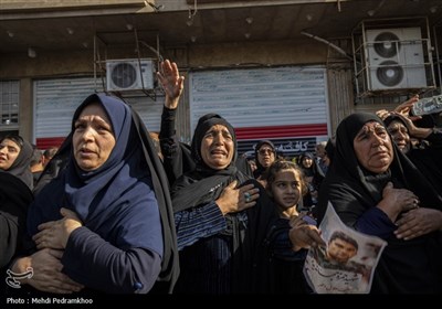 مراسم تشییع پیکر شهید حمزه جهاندیده شهید پدافند هوایی ارتش