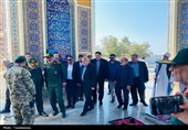 سفر وزیر میراث فرهنگی‌ به‌ جزیره بوموسی + تصاویر
