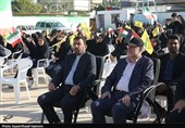 نواختن زنگ ایثار و مقاومت در مدارس بوشهر