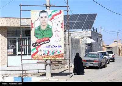 مراسم تشییع پیکر سرباز مدافع وطن شهید پویا صالحی - اصفهان