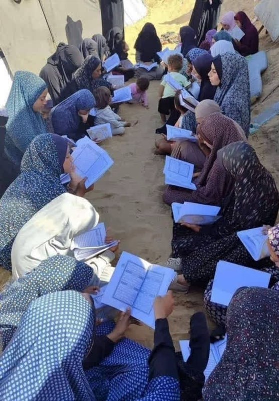 انس مثال‌زدنی زنان فلسطین با قرآن