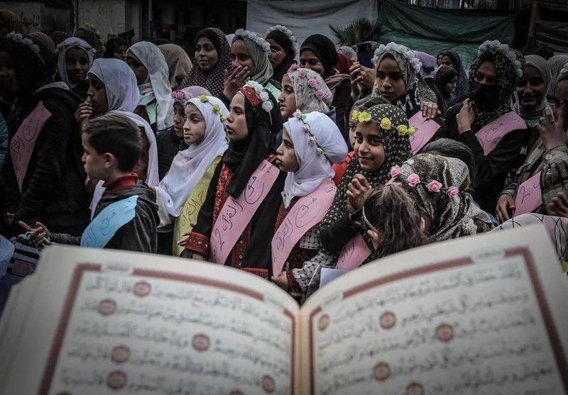 انس مثال‌زدنی زنان فلسطین با قرآن