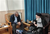 رئیس جمهور با آیتالله شبیری زنجانی دیدار کرد