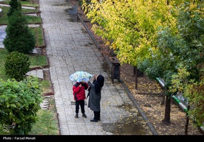 بارش باران پاییزی - کرمانشاه