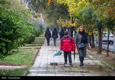 بارش باران پاییزی - کرمانشاه