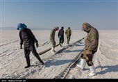 تراز آب دریاچه ارومیه به سطح «غیرقابل اعلام» رسید