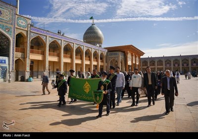 تجدید میثاق پرستاران شیراز با حرم مطهر حضرت شاهچراغ (ع)