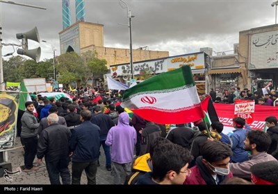 راهپیمایی 13 آبان در زنجان