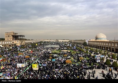 راهپیمایی 13 آبان در اصفهان