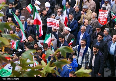 راهپیمایی 13 آبان در زنجان