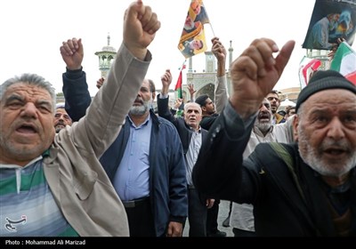 راهپیمایی 13 آبان در قم