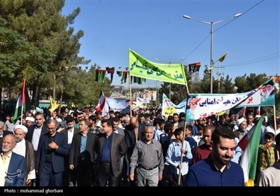 راهپیمایی 13 آبان در خراسان جنوبی