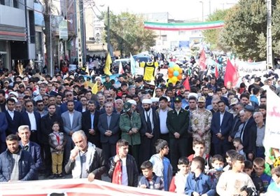 تهران| راهپیمایی 13 آبان در پرند و رباط کریم