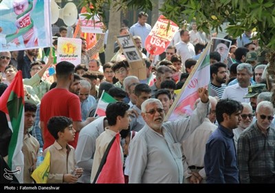 راهپیمایی یوم الله 13 آبان در بندرعباس