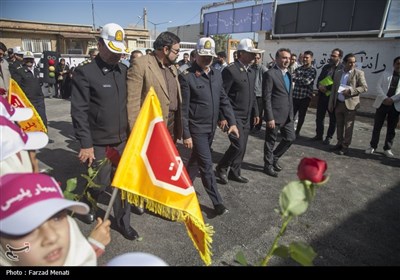 افتتاح مدرسه ترافیک در کرمانشاه