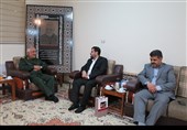 دیدار قائم مقام خبرگزاری تسنیم با فرمانده سپاه خراسان جنوبی