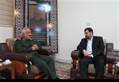 دیدار قائم مقام خبرگزاری تسنیم با فرمانده سپاه خراسان جنوبی