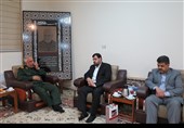 دیدار قائم مقام خبرگزاری تسنیم با فرمانده سپاه خراسان جنوبی