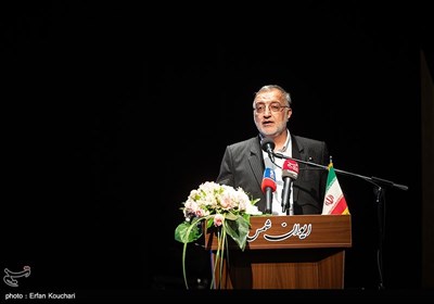 سحنرانی علیرضا زاکانی شهردار تهران در مراسم بزرگداشت شهید طهرانی مقدم