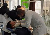 ارائه خدمات دندان‌پزشکی رایگان در اردوی جهادی الیگودرز