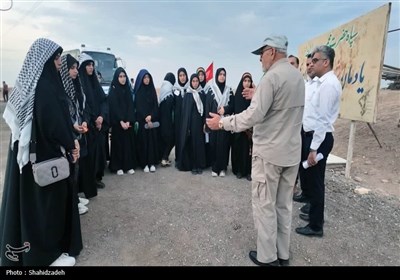 اعزام دانش‌آموزان دختر بوشهری به اردوی راهیان نور