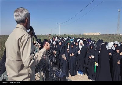 اعزام دانش‌آموزان دختر بوشهری به اردوی راهیان نور