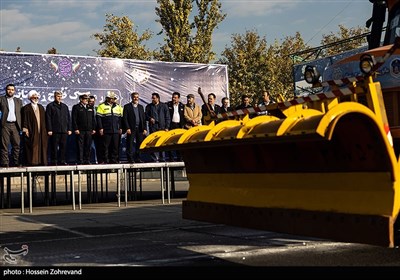 مانور مشترک زمستانی شهرداری و پلیس راهور