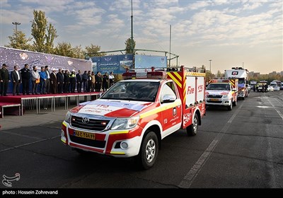 مانور مشترک زمستانی شهرداری و پلیس راهور