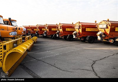 مانور مشترک زمستانی شهرداری و پلیس راهور