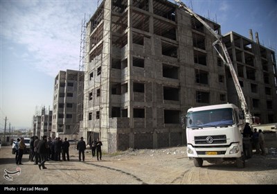 بازدید استاندار کرمانشاه از پروژه های نهضت ملی مسکن -کرمانشاه