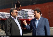  پهلوگیری کشتی 26 هزار تنی گندم وارداتی در بندر بوشهر 