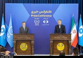 نشست خبری مشترک رئیس سازمان انرژی اتمی و مدیرکل آژانس بین‌المللی انرژی هسته‌ای