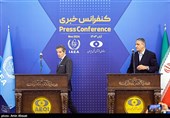 نشست خبری مشترک رئیس سازمان انرژی اتمی و مدیرکل آژانس بین‌المللی انرژی هسته‌ای