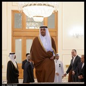 زيارة وزير الخارجية القطري إلى طهران