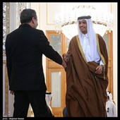 زيارة وزير الخارجية القطري إلى طهران